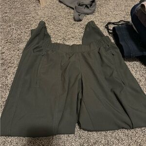 Dark green joggers